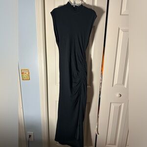 Anthropologie daily practice Elegant Black Maxi Dress SO SOFT